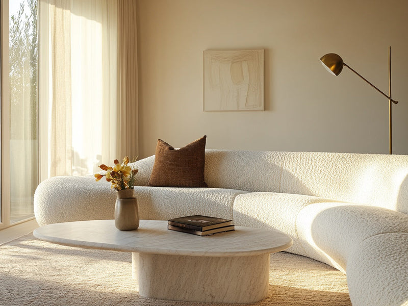Boucle, Marble & Brass: Luxury Interior Trends 2026
