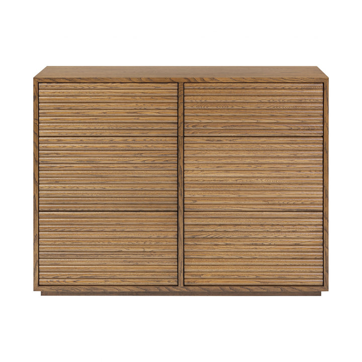 Charlton Chest of Drawers Oak in Walnut Finish