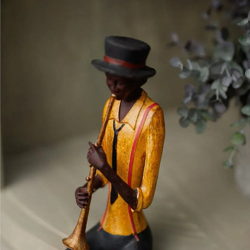 Sitting Jazz Band Trumpeter