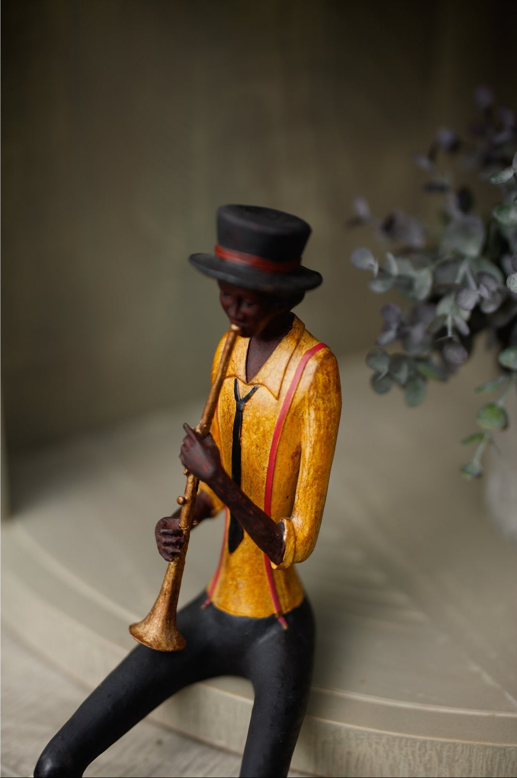 Sitting Jazz Band Trumpeter