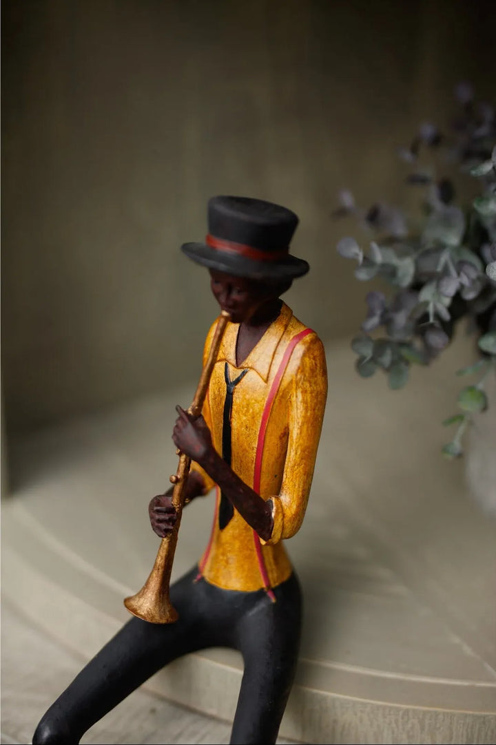 Sitting Jazz Band Trumpeter