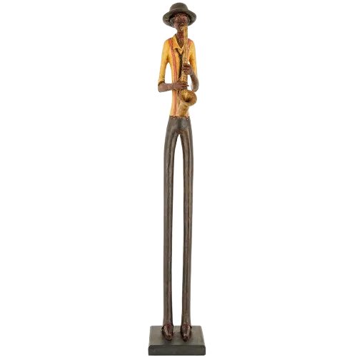 Standing Jazz Band Saxophonist