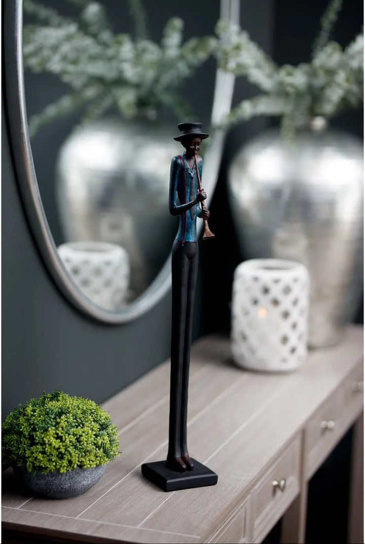 Standing Jazz Band Trumpeter