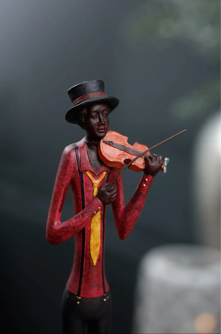 Standing Jazz Band Violinist