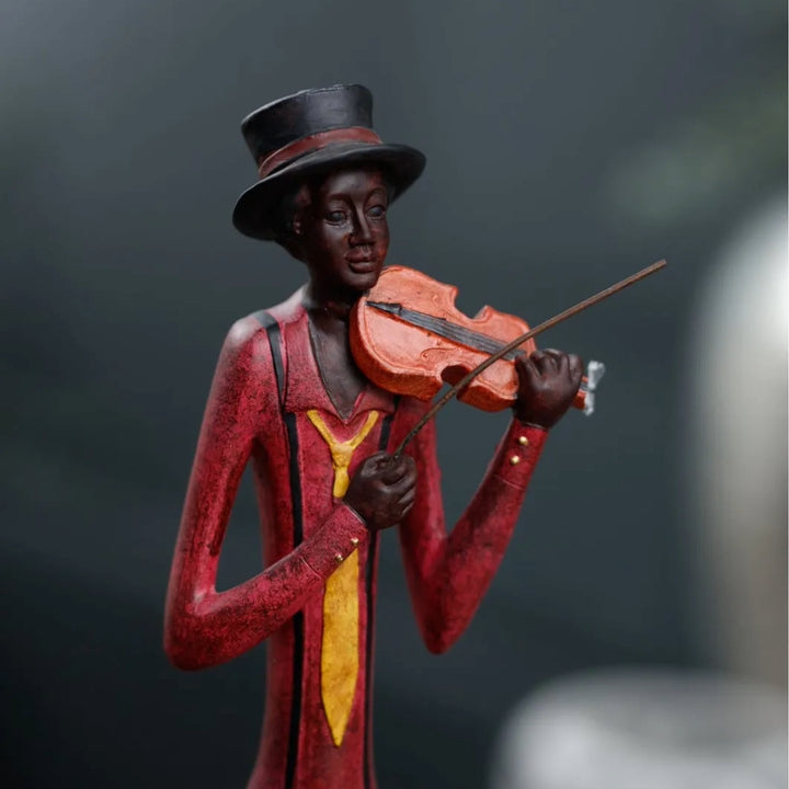 Standing Jazz Band Violinist