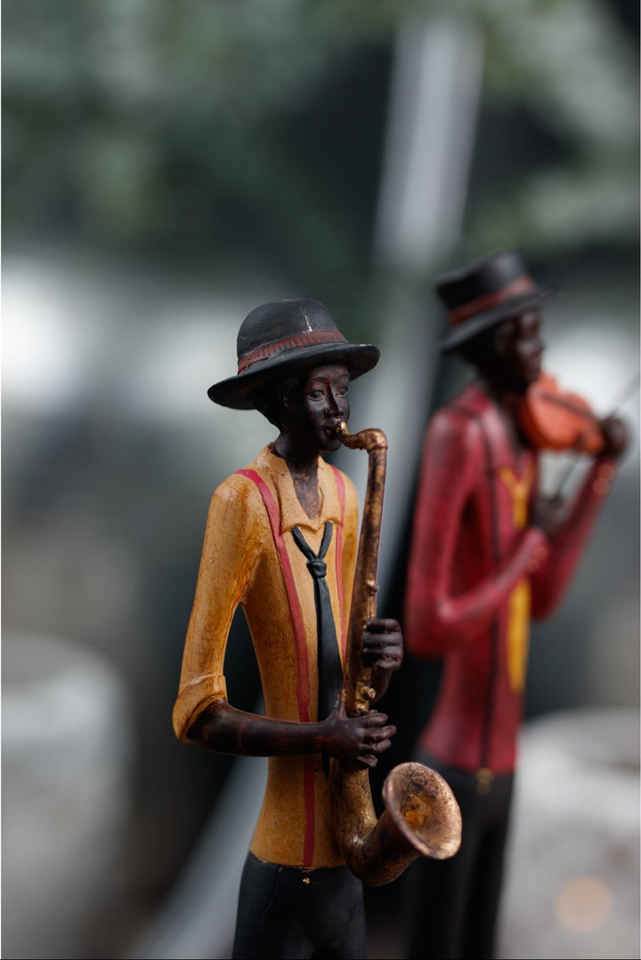 Standing Jazz Band Violinist