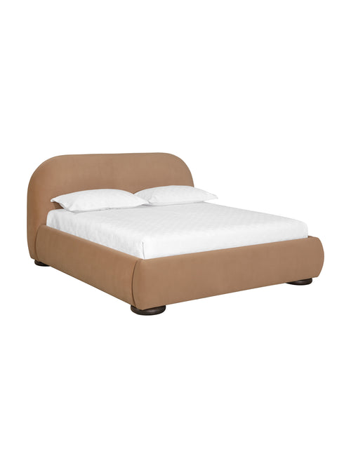 Marin King Bed Camel