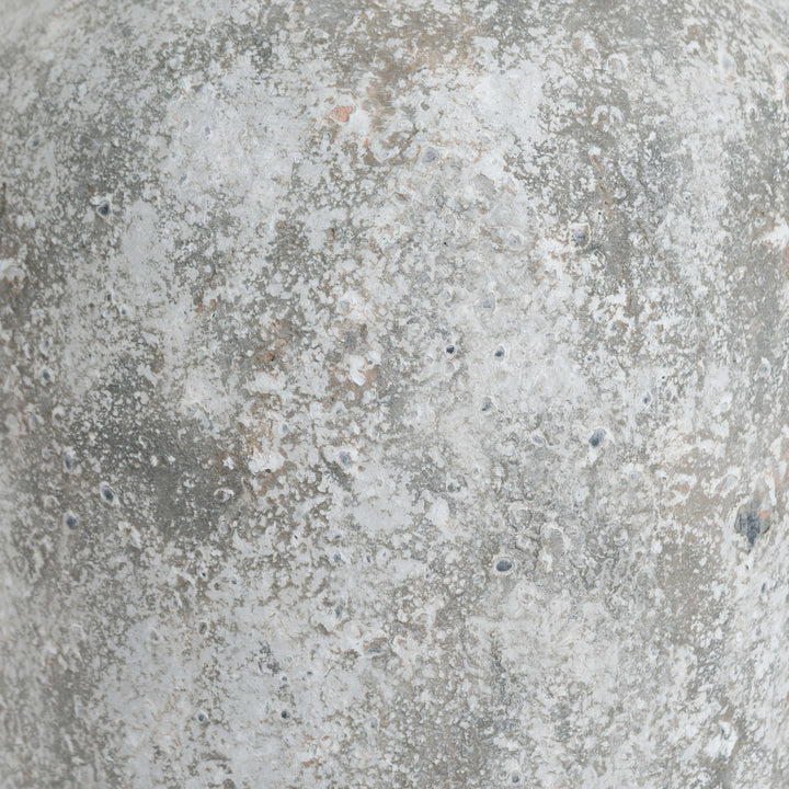 Aged Stone Tall Ceramic Vase by Hill Interiors