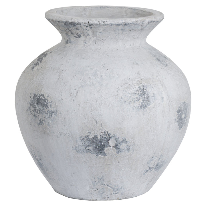 Downton Large Antique White Vase by Hill Interiors