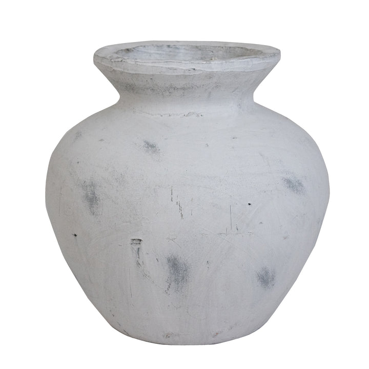 Darcy Antique White Vase by Hill Interiors