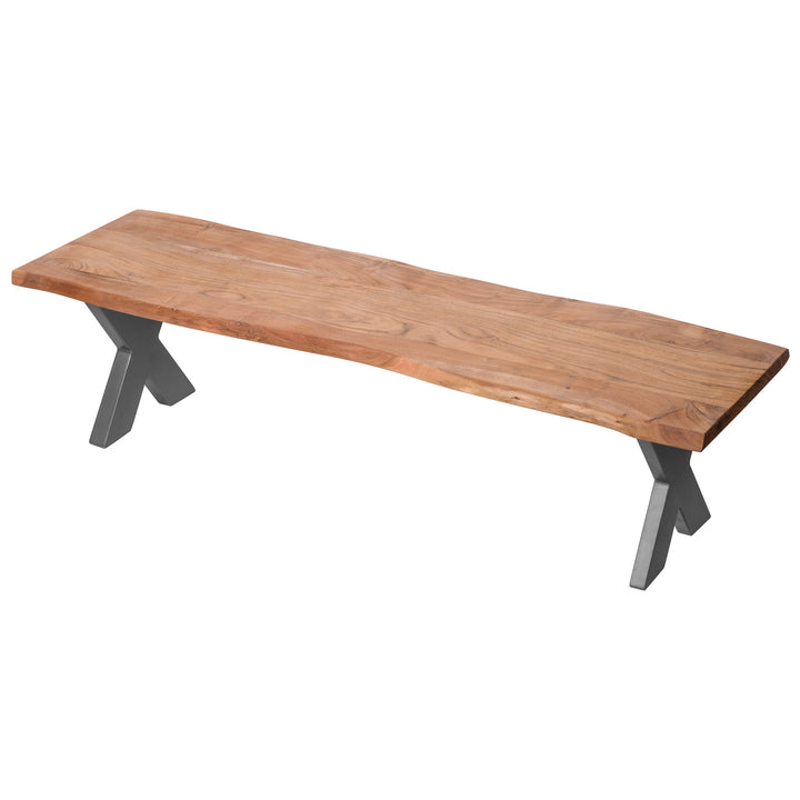Live Edge Collection Bench by Hill Interiors