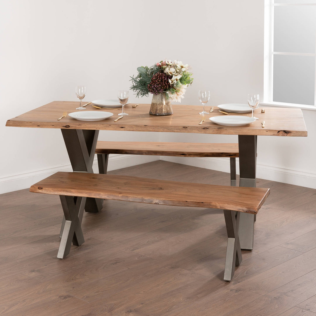 Live Edge Collection Bench by Hill Interiors
