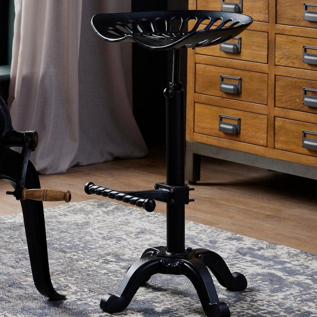 Adjustable Tractor Seat by Hill Interiors
