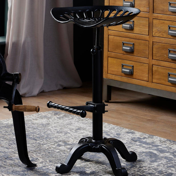 Adjustable Tractor Seat by Hill Interiors