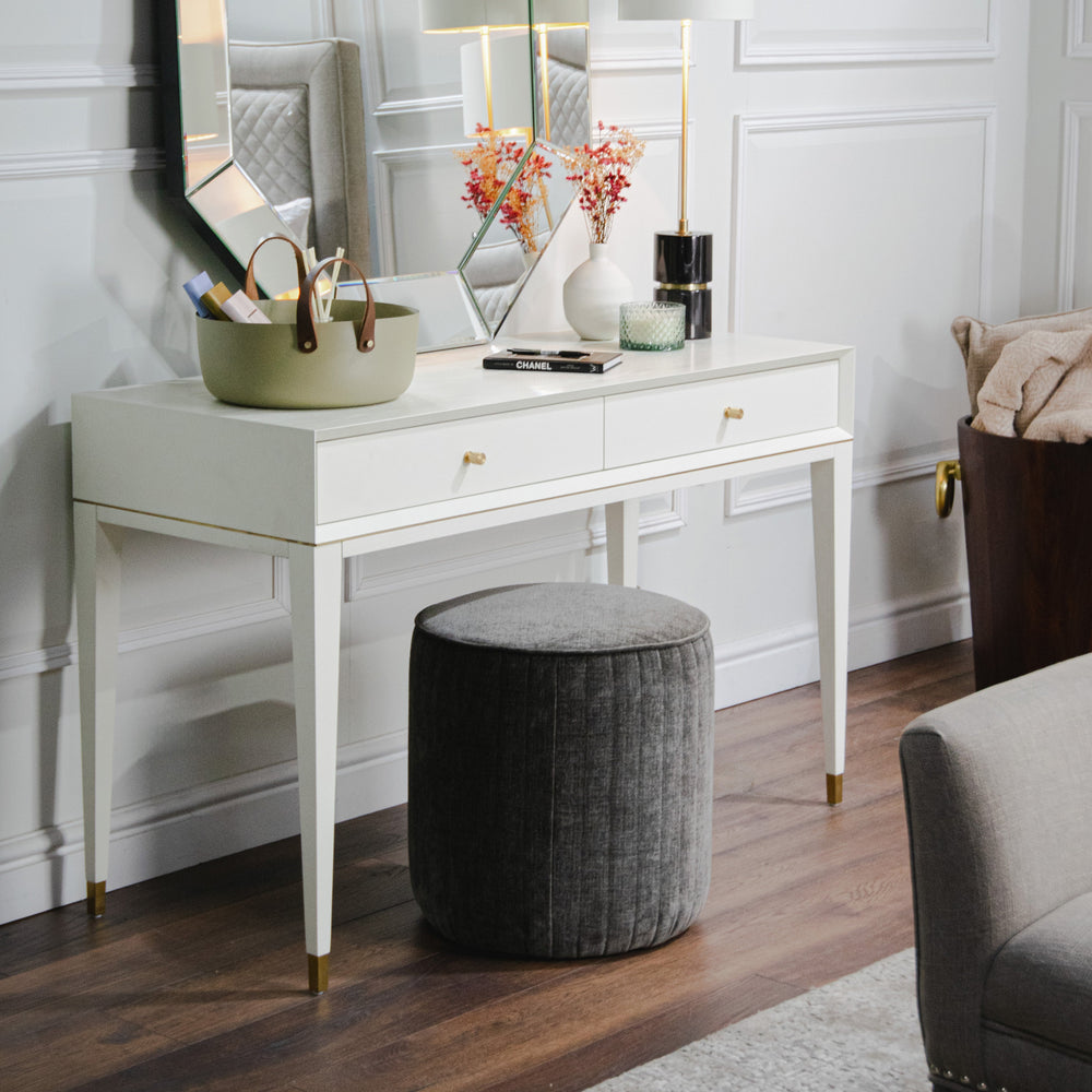 Bex White Dressing Table Roomset