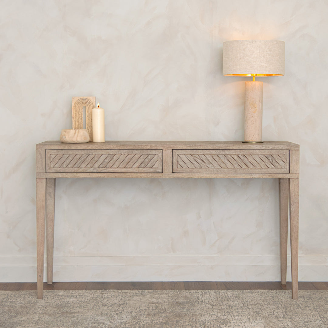 Croft Console Stonewash HL Roomset
