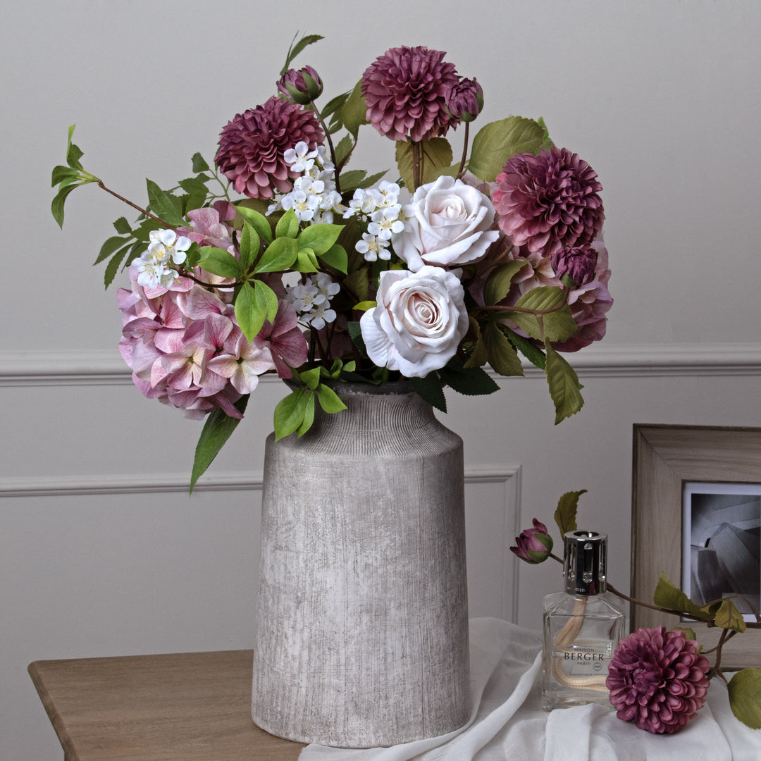 Bloomville Urn Stone Vase by Hill Interiors
