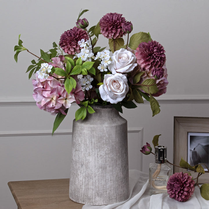 Bloomville Urn Stone Vase by Hill Interiors