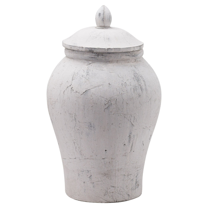 Bloomville Large Stone Ginger Jar by Hill Interiors