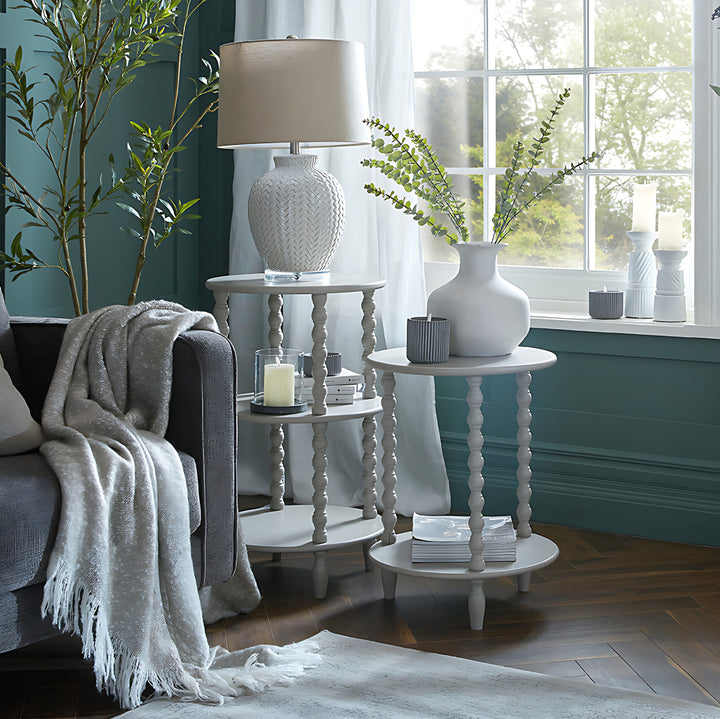 Darcy Squat Stone Vase by Hill Interiors