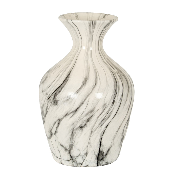 Marble Effect Ellipse Large Vase by Hill Interiors