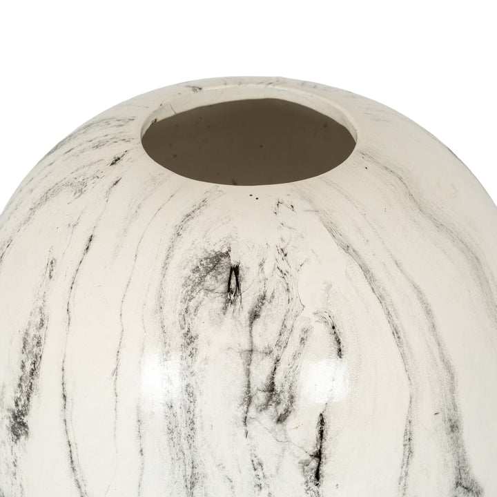 Marble Effect Pudding Vase by Hill Interiors