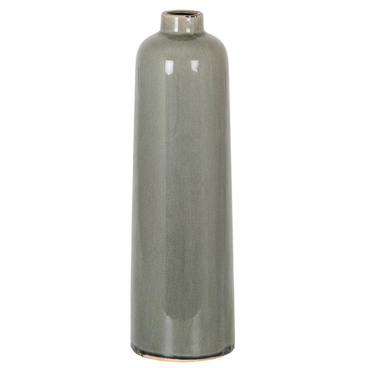 Garda Grey Glazed Raine Vase by Hill Interiors
