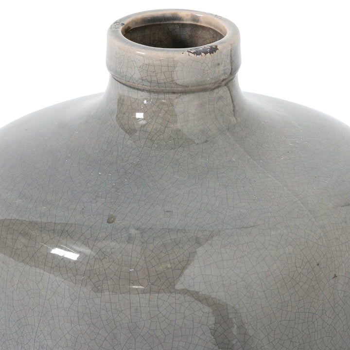 Garda Grey Glazed Chive Vase by Hill Interiors
