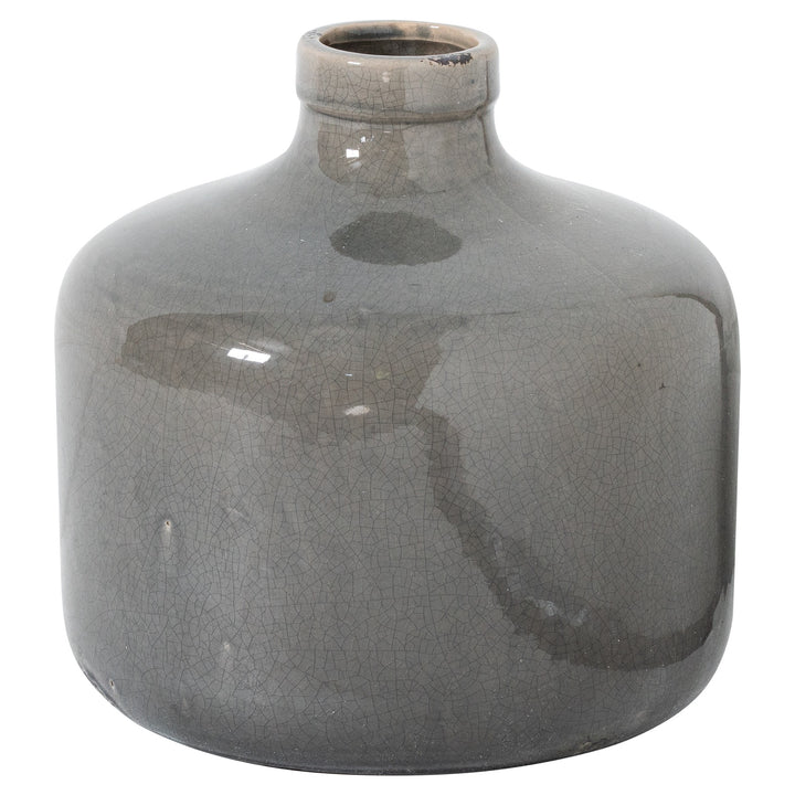 Garda Grey Glazed Chive Vase by Hill Interiors