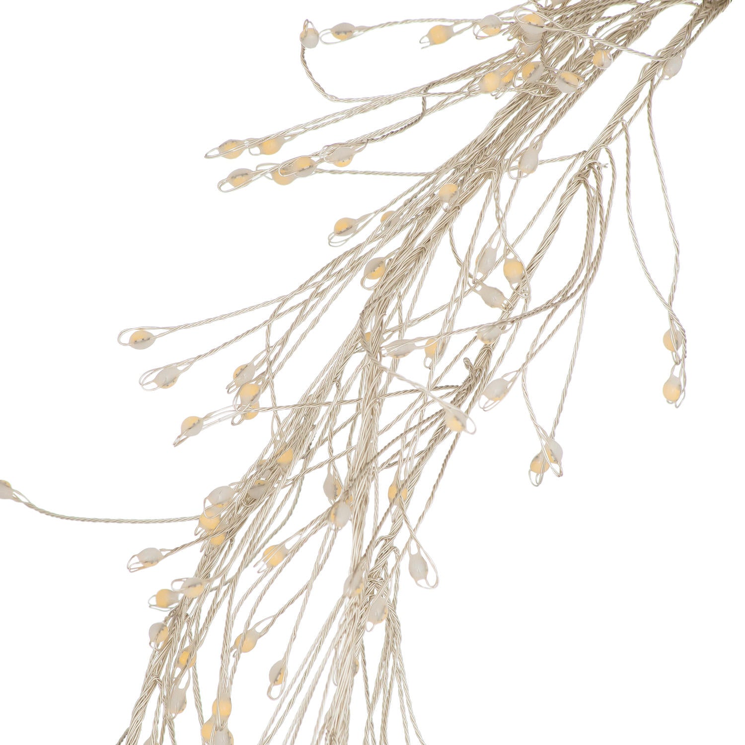 2.75m\9ft Plug-In LED 8 Sequence Warm White Cluster String by Hill Interiors