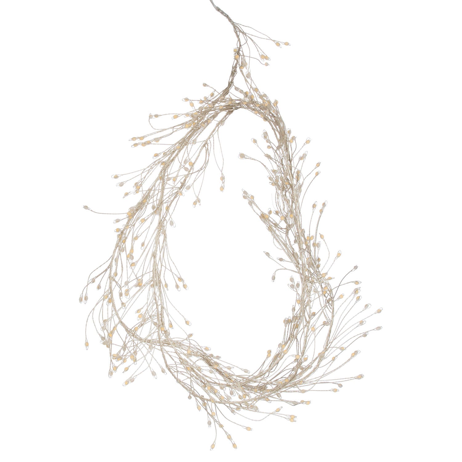 2.75m\9ft Plug-In LED 8 Sequence Warm White Cluster String by Hill Interiors