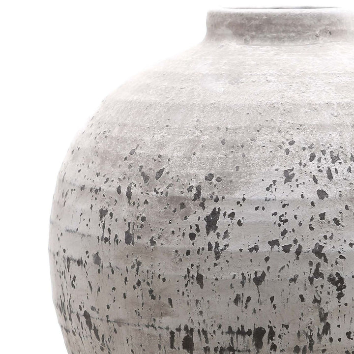 Tiber Large Stone Ceramic Vase by Hill Interiors