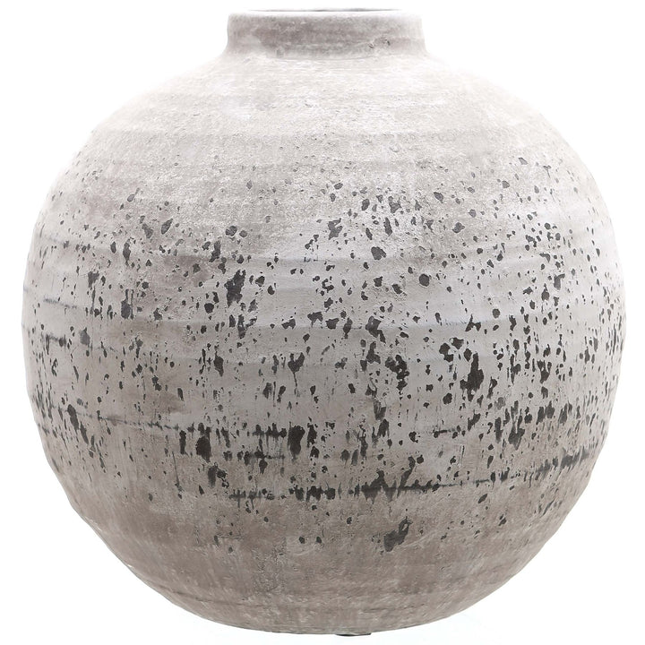 Tiber Large Stone Ceramic Vase by Hill Interiors