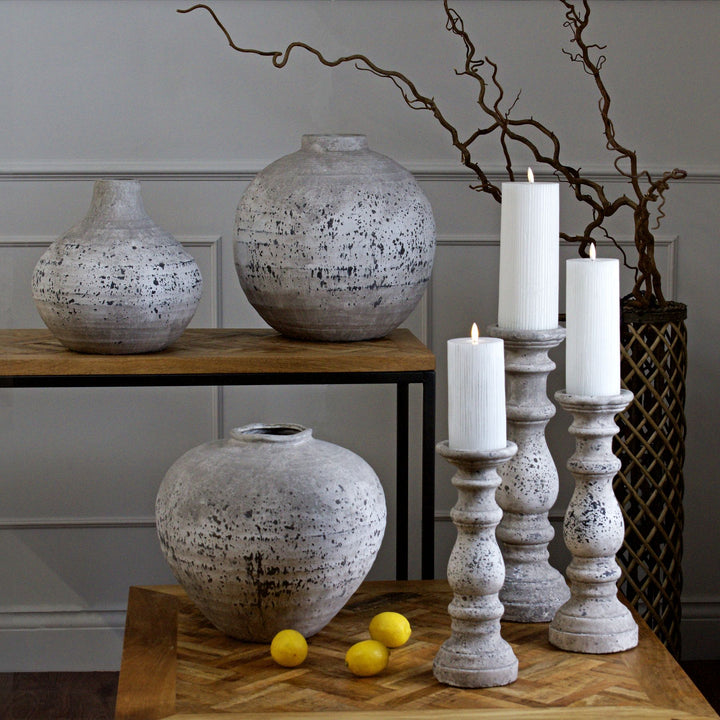 Regola Stone Ceramic Vase by Hill Interiors