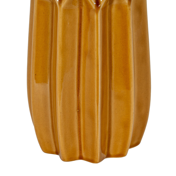 Seville Collection Tall Ochre Vase by Hill Interiors