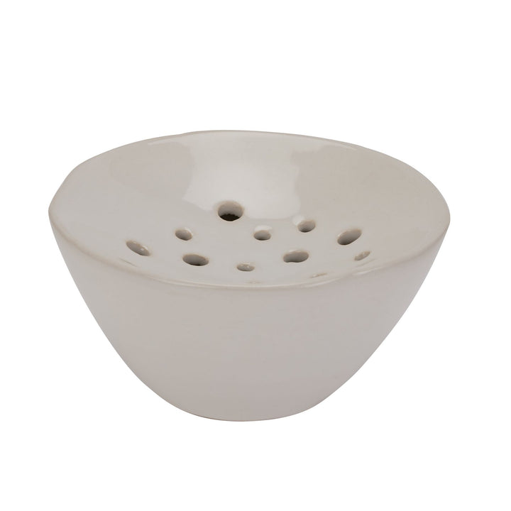 Off White Ceramic Flower Frog by Hill Interiors
