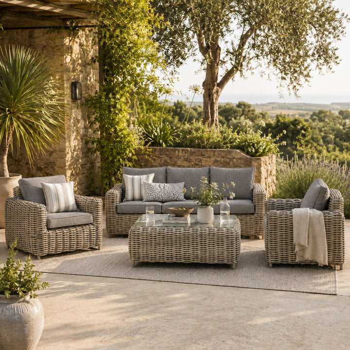 Amalfi Collection Outdoor Five Seater Set by Hill Interiors