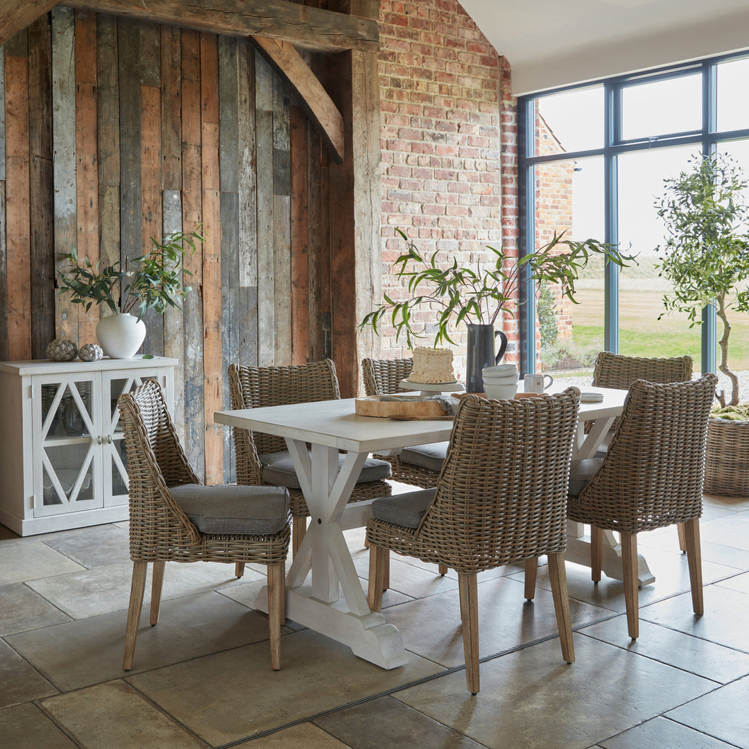 Amalfi Collection Outdoor Dining Chair by Hill Interiors