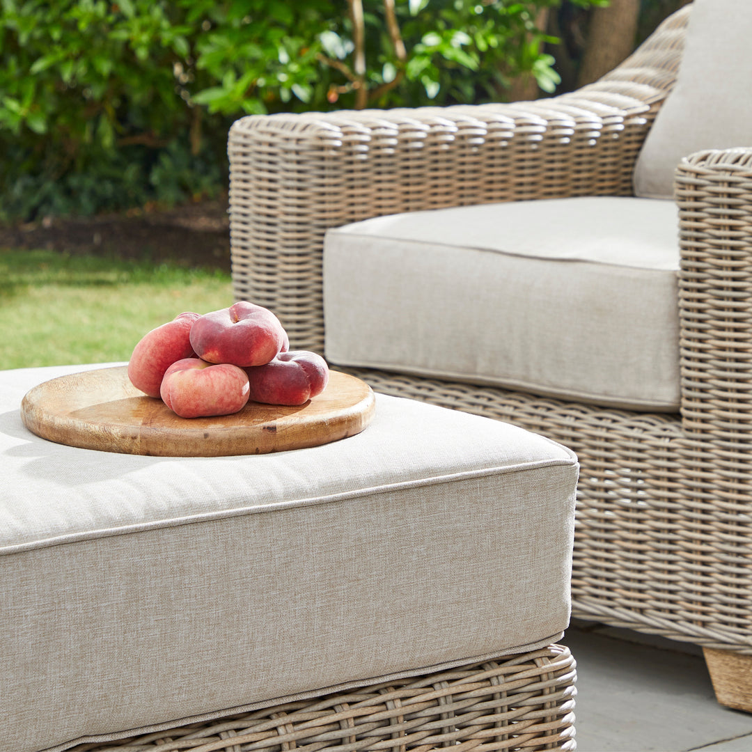 Capri Collection Outdoor Foot Stool by Hill Interiors