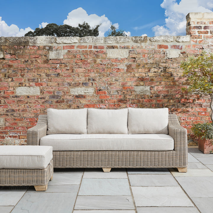 Capri Collection Outdoor Three Seater Sofa by Hill Interiors