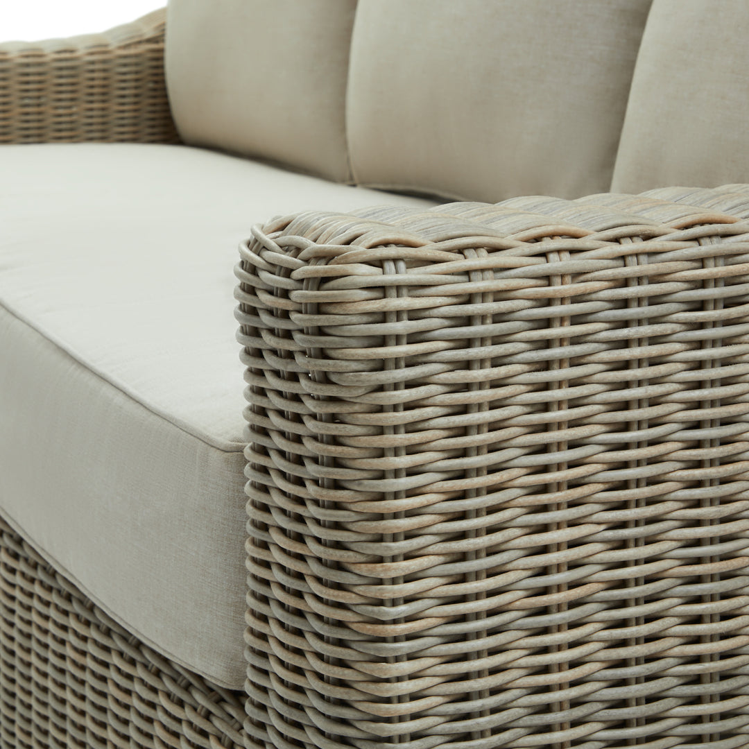 Capri Collection Outdoor Three Seater Sofa by Hill Interiors