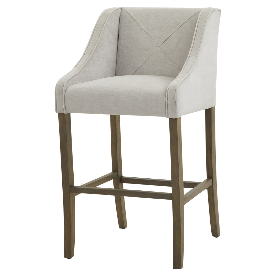 Epsom Grey Bar Stool by Hill Interiors