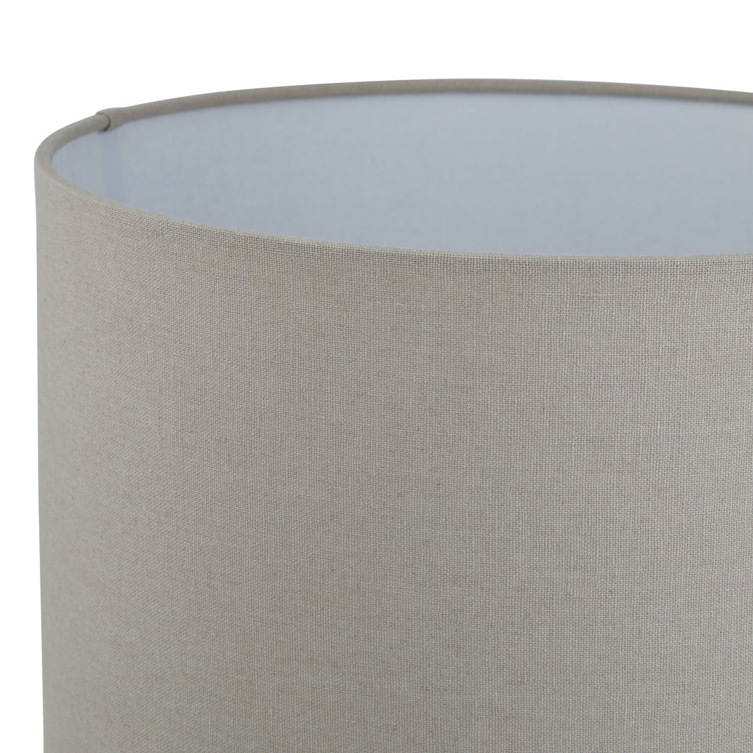 Siena Brown Table Lamp With Linen Shade by Hill Interiors