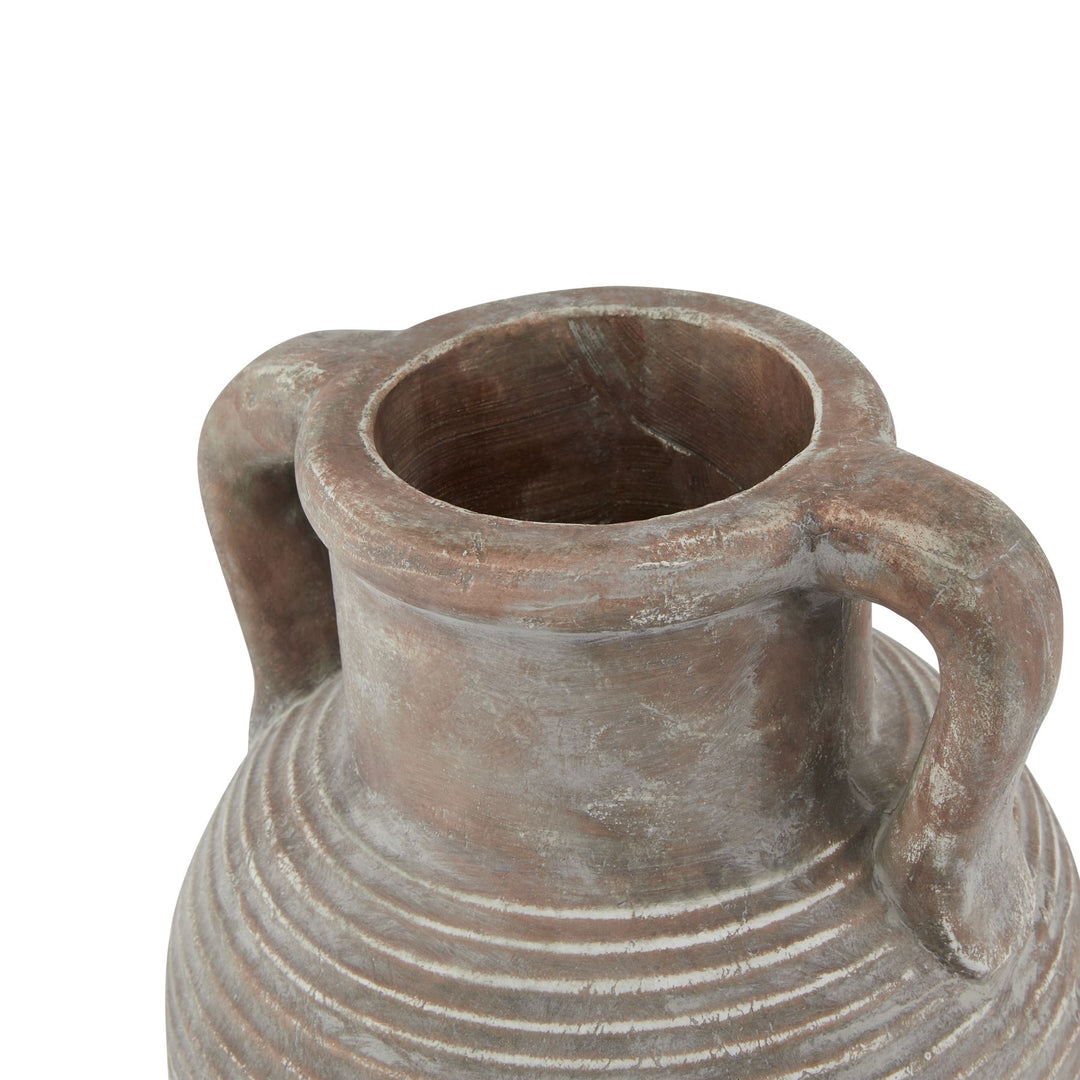 Siena Large Brown Amphora Pot by Hill Interiors