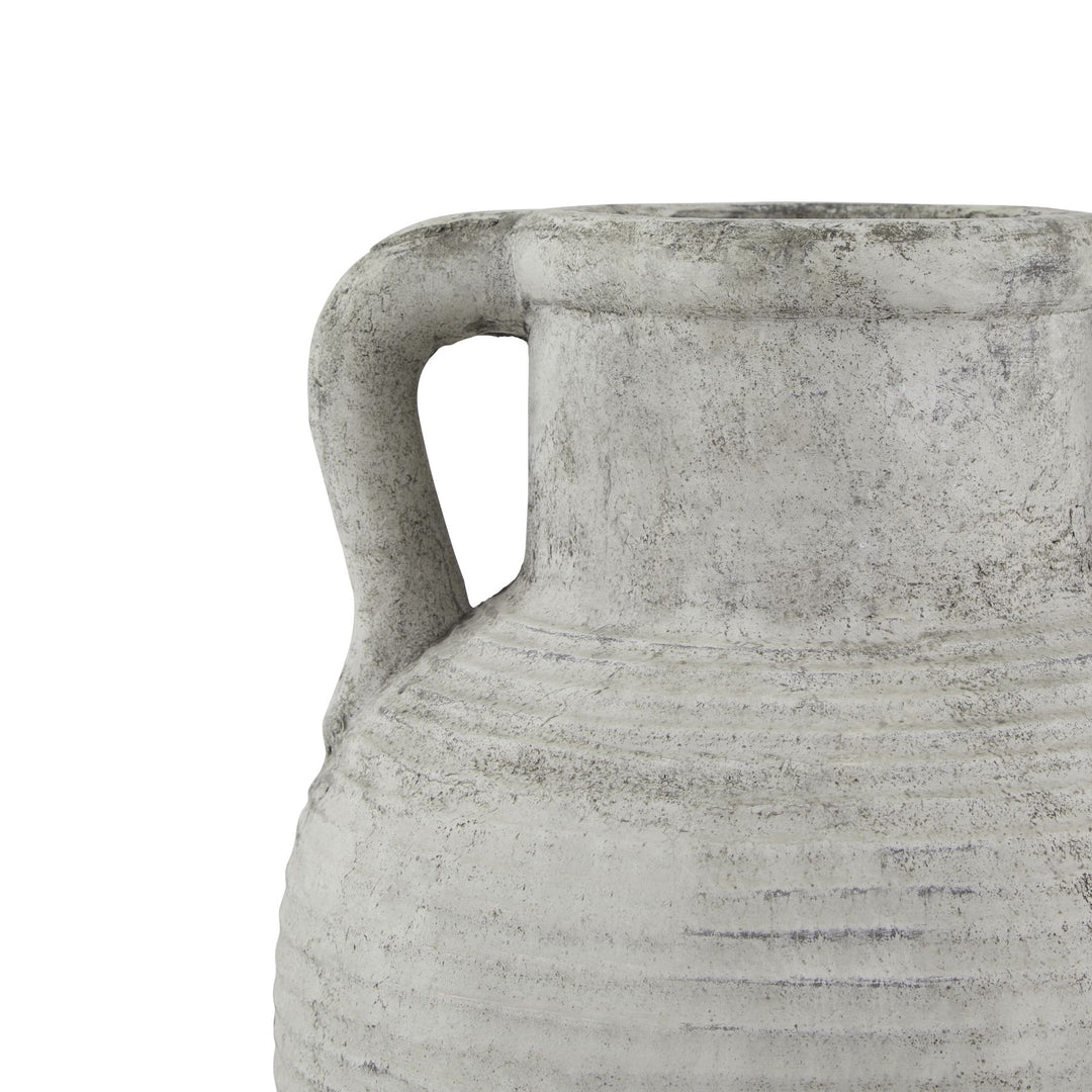 Athena Stone Large Amphora Pot by Hill Interiors