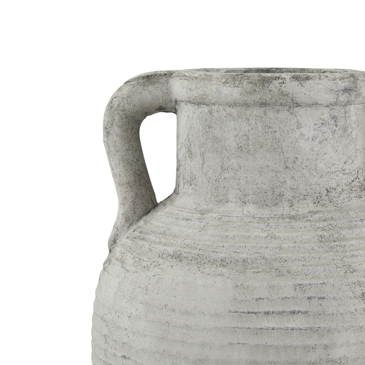 Athena Stone Large Amphora Pot by Hill Interiors