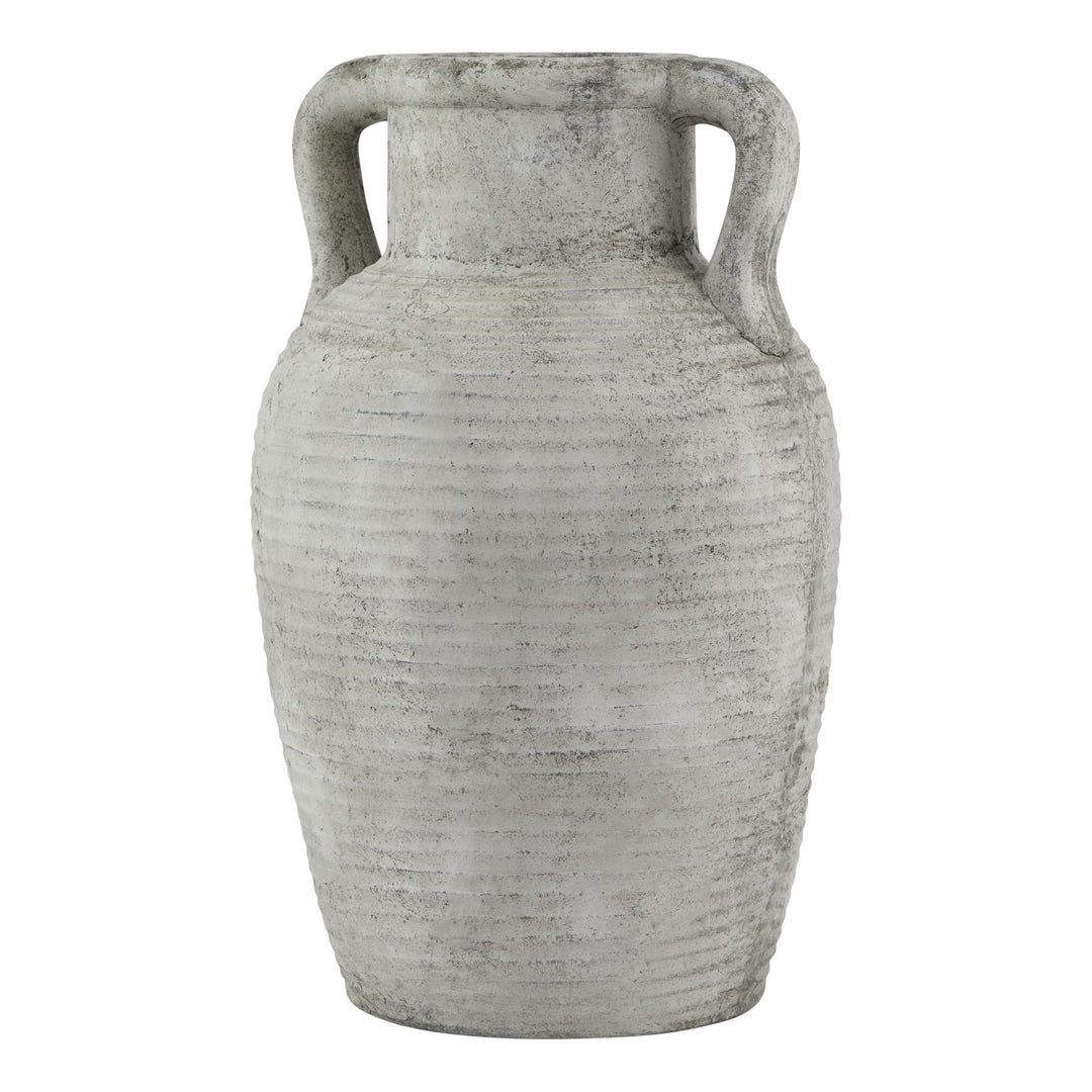 Athena Stone Large Amphora Pot by Hill Interiors