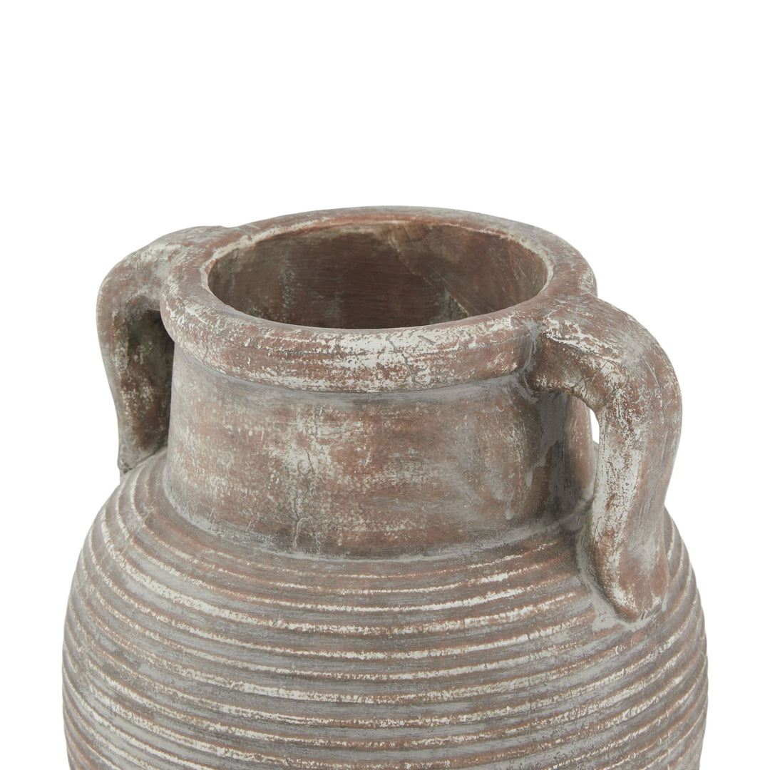 Siena Brown Amphora Pot by Hill Interiors