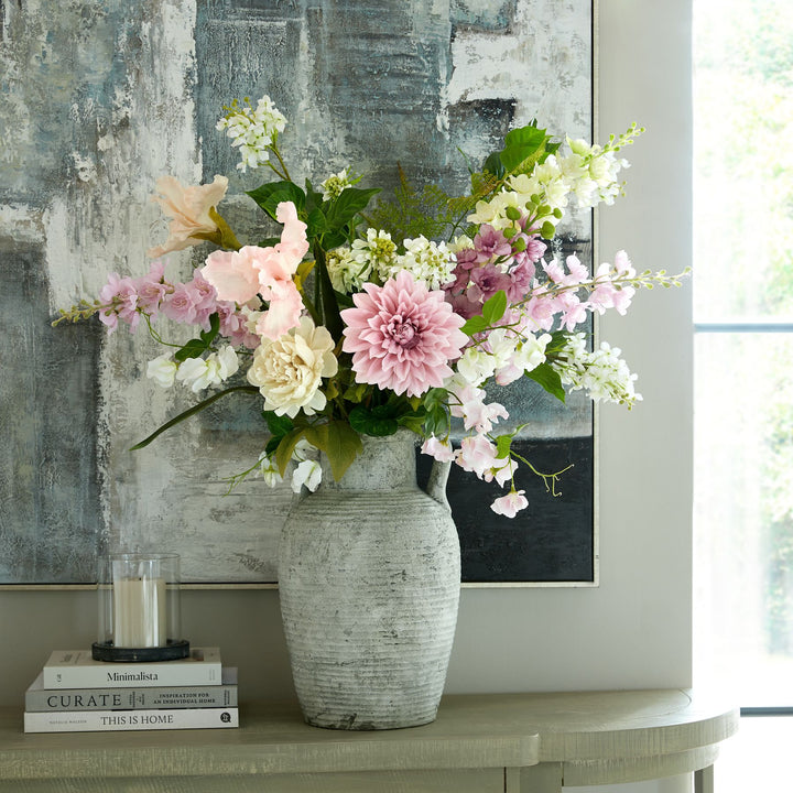 Athena Stone Amphora Pot by Hill Interiors