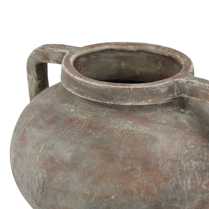 Siena Brown Pelike Pot by Hill Interiors